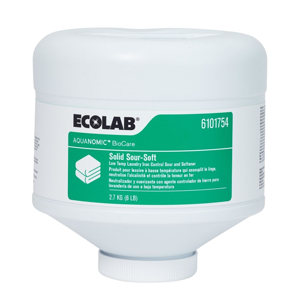 Ecolab® Aquanomic Biocare Solid Sour-Soft, 6lb, #6101754